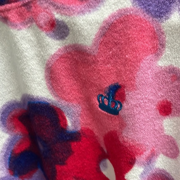 Juicy by Juicy Couture Floral Terry Cloth Crop Top - Picture 2 of 4